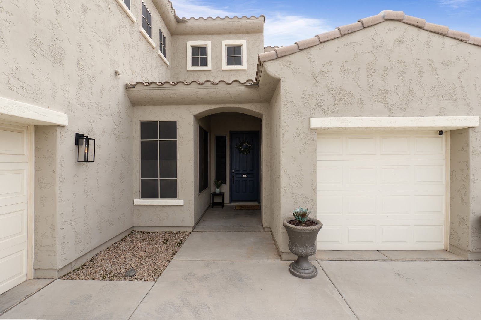 Gilbert exterior blue door